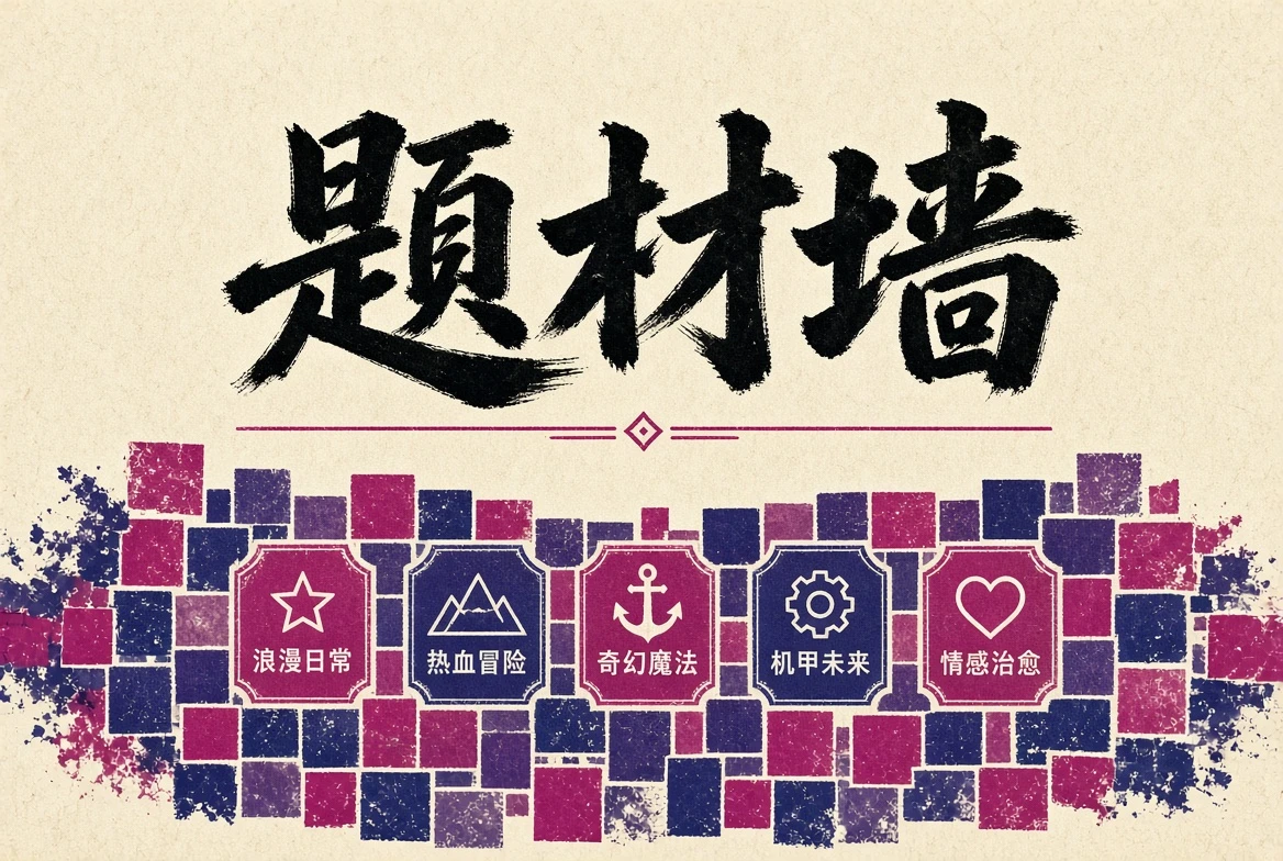 题材墙栏目主题画面